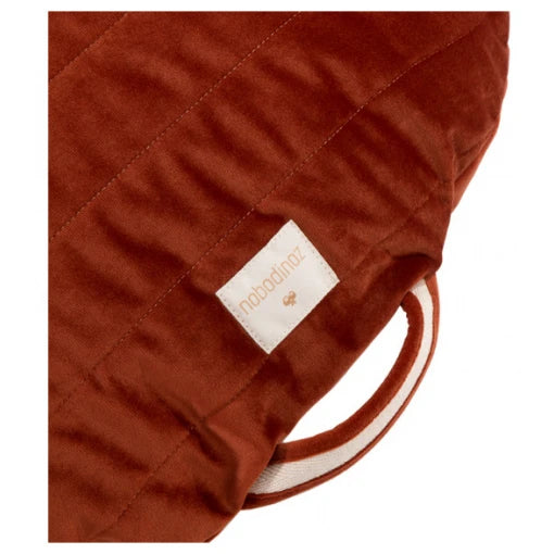 Sahara floor cushion / Bean Bag • velvet wild brown