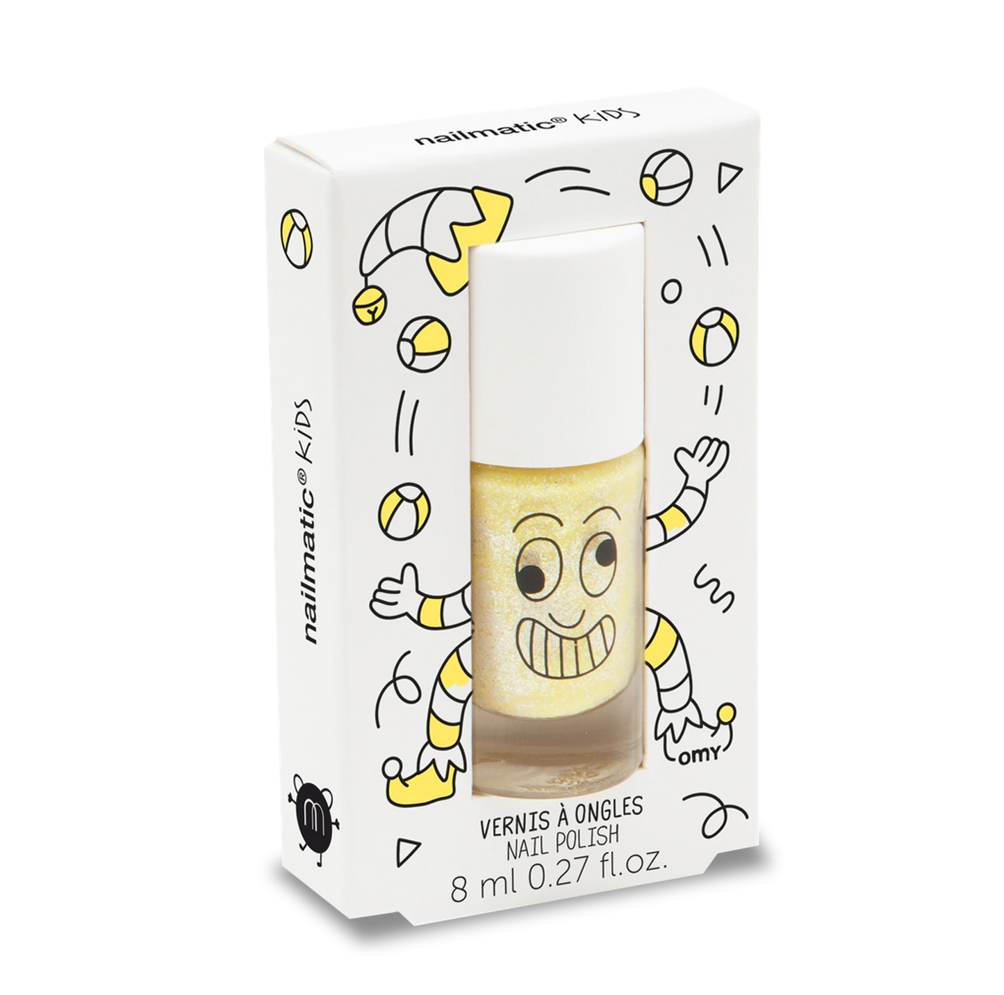Water-based nail polish – Lulu pearly yellow