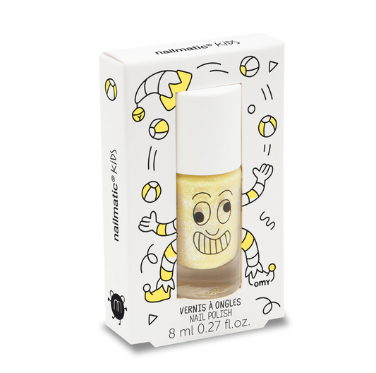 Water-based nail polish – Lulu pearly yellow