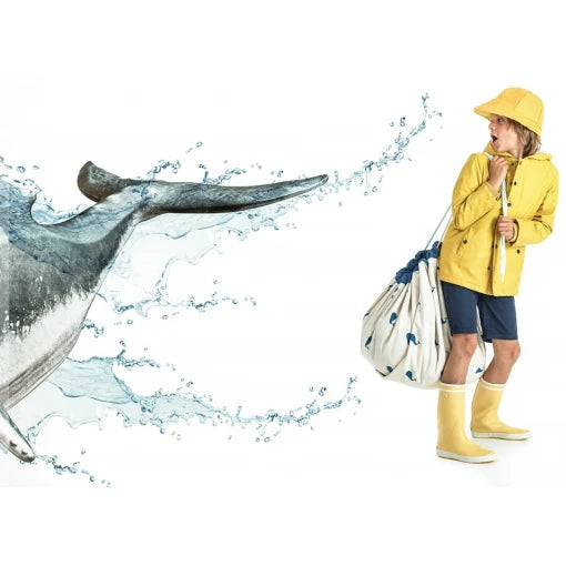 Whales – Toy Storage Bag