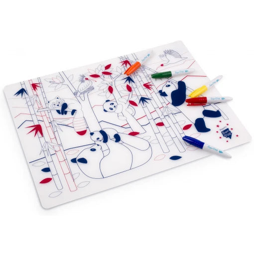 Tablemat Set – Panda Wildlife