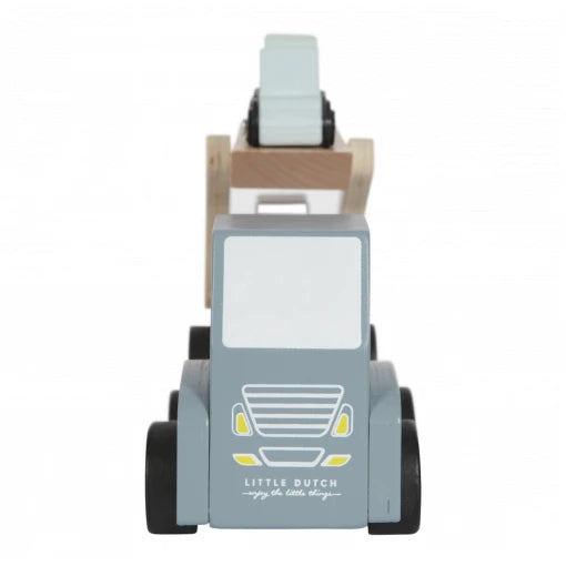 Wooden Transport Truck With Cars