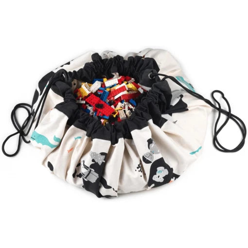 Worldmap / Stars – Toy Storage Bag
