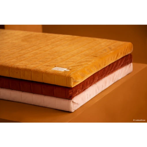 Zanzibar play mattress • velvet farniente yellow