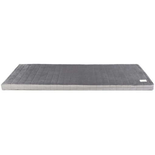 Zanzibar play mattress • velvet slate grey