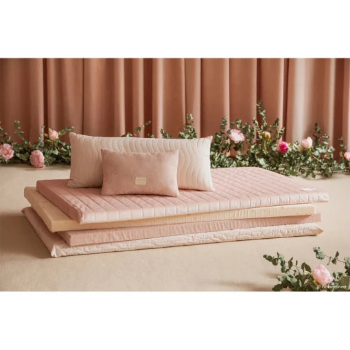 Zanzibar play mattress • velvet Bloom Pink