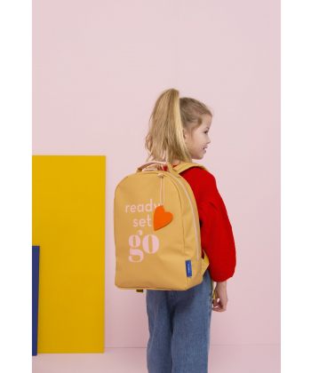 Backpack Love - Miss Rilla - Yellow-rucksack-Miss Rilla-jellyfishkids.com.cy