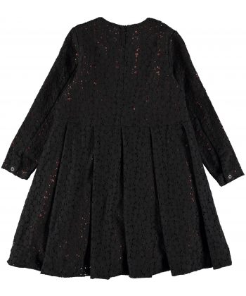 Cici Μαύρο δαντελένιο φόρεμα-ΦΟΡΕΜΑ-ΜΟΛΟ-122/128 - 7-8 YRS-jellyfishkids.com.cy