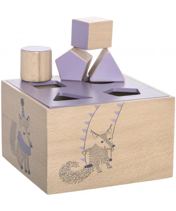 Circus Intelligence Box, Purple, Beech-Wooden Toys-Bloomingville-jellyfishkids.com.cy