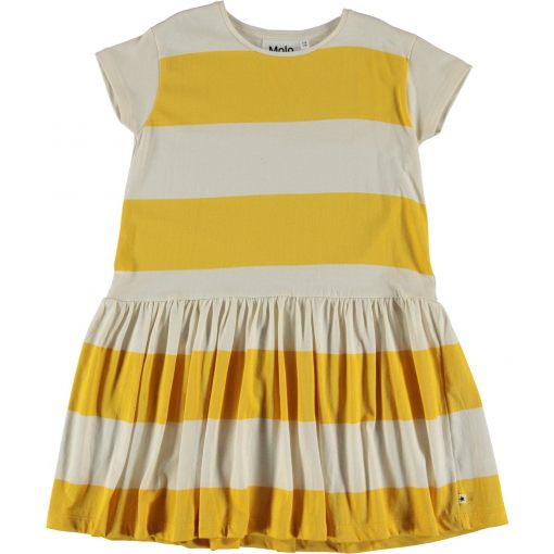 Cressida sunrise stripe Dress-DRESS-Molo-98/104-3/4 yrs-jellyfishkids.com.cy