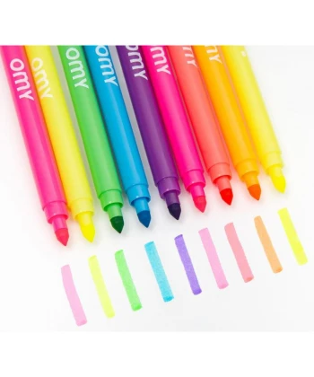 Felt Pens- Neon-Gel Crayons-OMY-jellyfishkids.com.cy