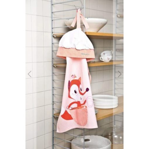 LITTLE CHEF. Alice Cooking Apron and Hat-littlechef-Lilliputiens-jellyfishkids.com.cy
