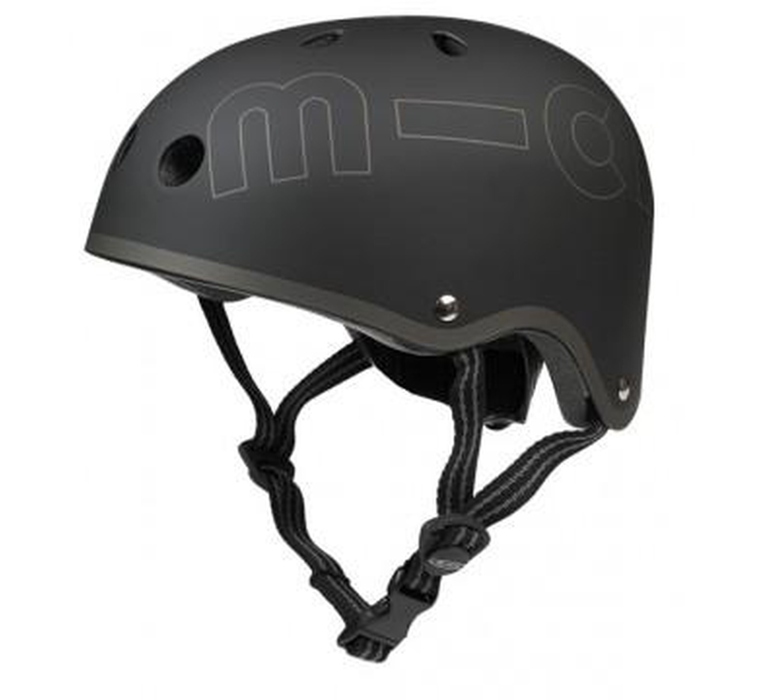 Micro Helmet Black-Helmet-Micro Scooter-S (48cm-52cm)-jellyfishkids.com.cy