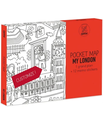 My London Coloring Pocket Maps-Coloring Pocket Maps-OMY-jellyfishkids.com.cy
