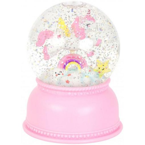Snow globe - Unicorn-Light-A Little Lovely Company-jellyfishkids.com.cy