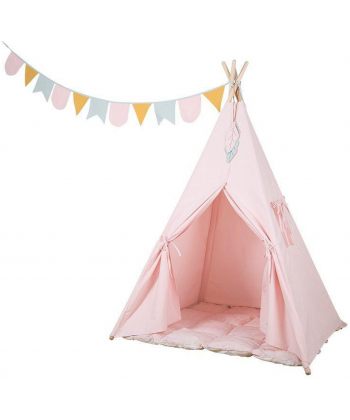 Teepee Tent - Pink-Teepee-Little Dutch-jellyfishkids.com.cy