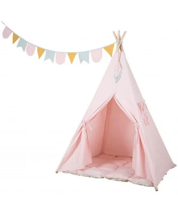 Teepee Tent - Pink-Teepee-Little Dutch-jellyfishkids.com.cy