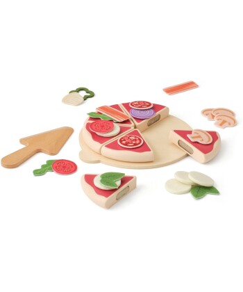 Kinder -Hub -Holzpizza -Set