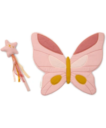 Fairy wings and magic wand - Pink - Fairy Garden