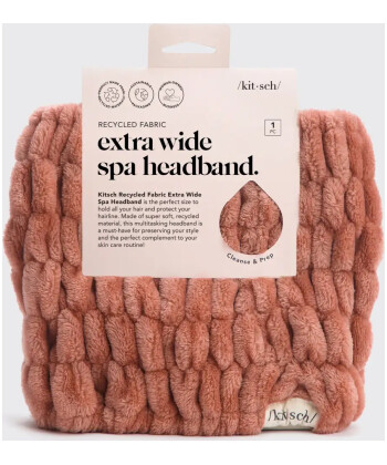 Extra Wide Spa Headband - Dusty Rose